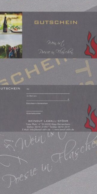 <br>Gutschein über Weineinkauf ab<br>